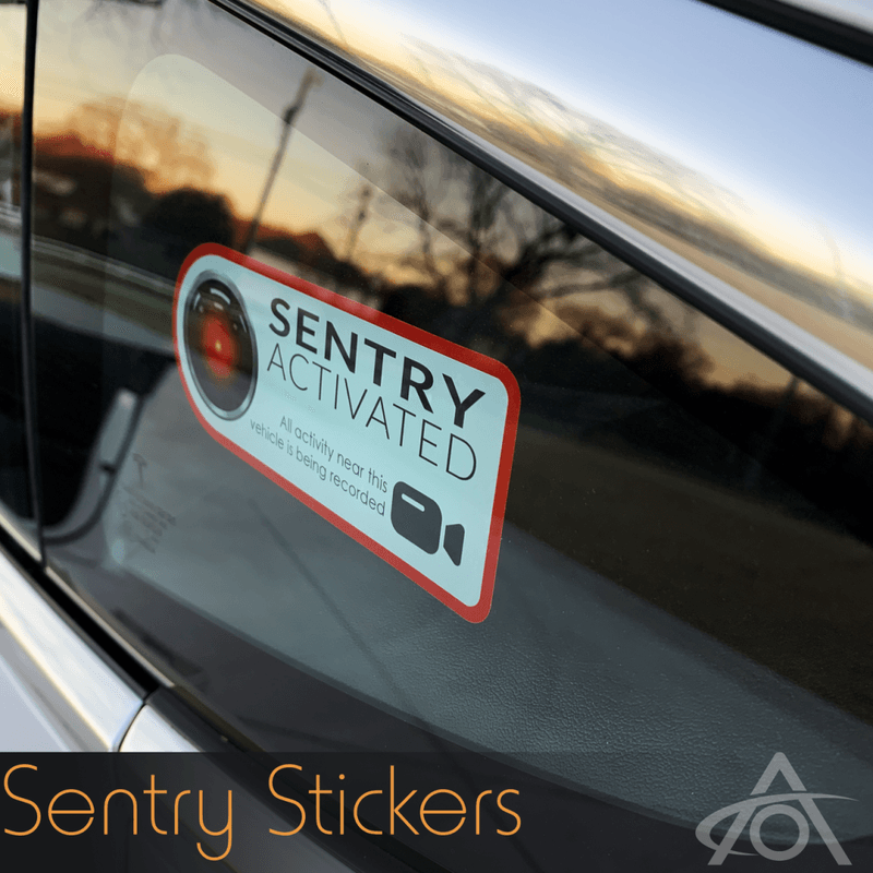 Sentry mode klistremerke 