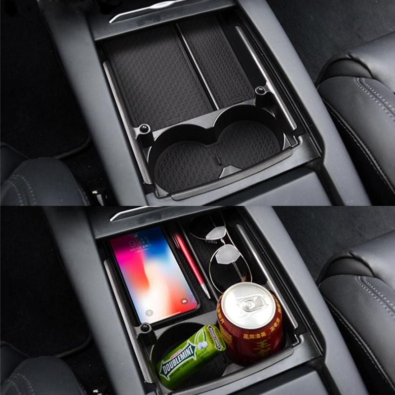 Midtkonsoll oppbevaring Tesla Model S & X