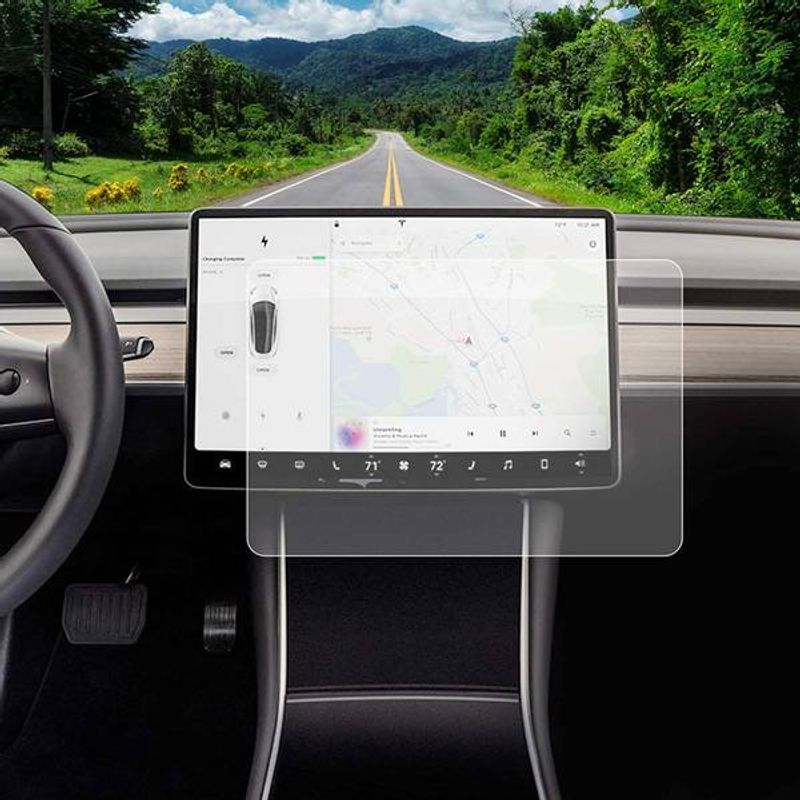 Temperert glass / Skjermbeskyttelse Tesla Model Y (2021-2024)