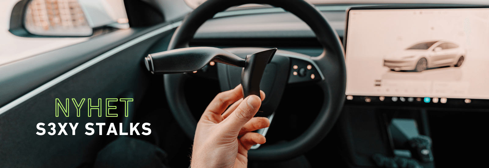 S3XY Stalks Tesla Model 3 Highland Enhance Enhauto Buttons Knob